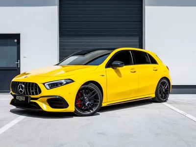Mercedes-AMG A 45 S 4MATIC+ in yellow